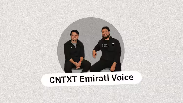 CNTXT AI Launches Emirati Voice Model to Advance Arabic AI