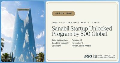 Sanabil Startup Unlocked Opens Application