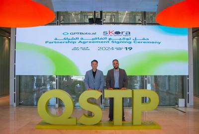 QSTP Facilitates Partnership Between GPTBots.ai, sKora Tech