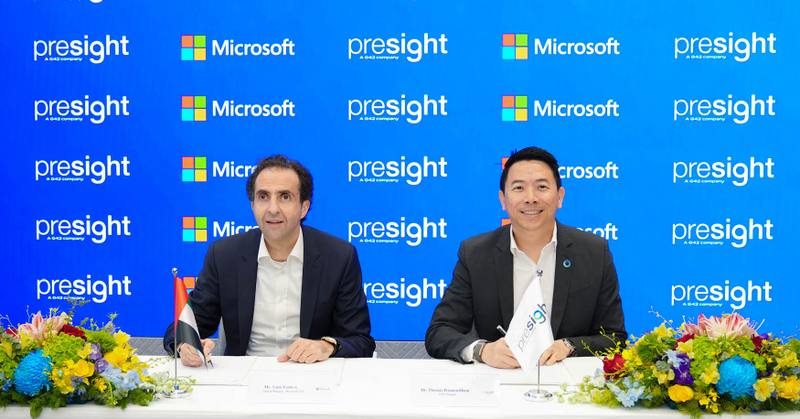 Presight, Microsoft Partner to Boost AI Startups