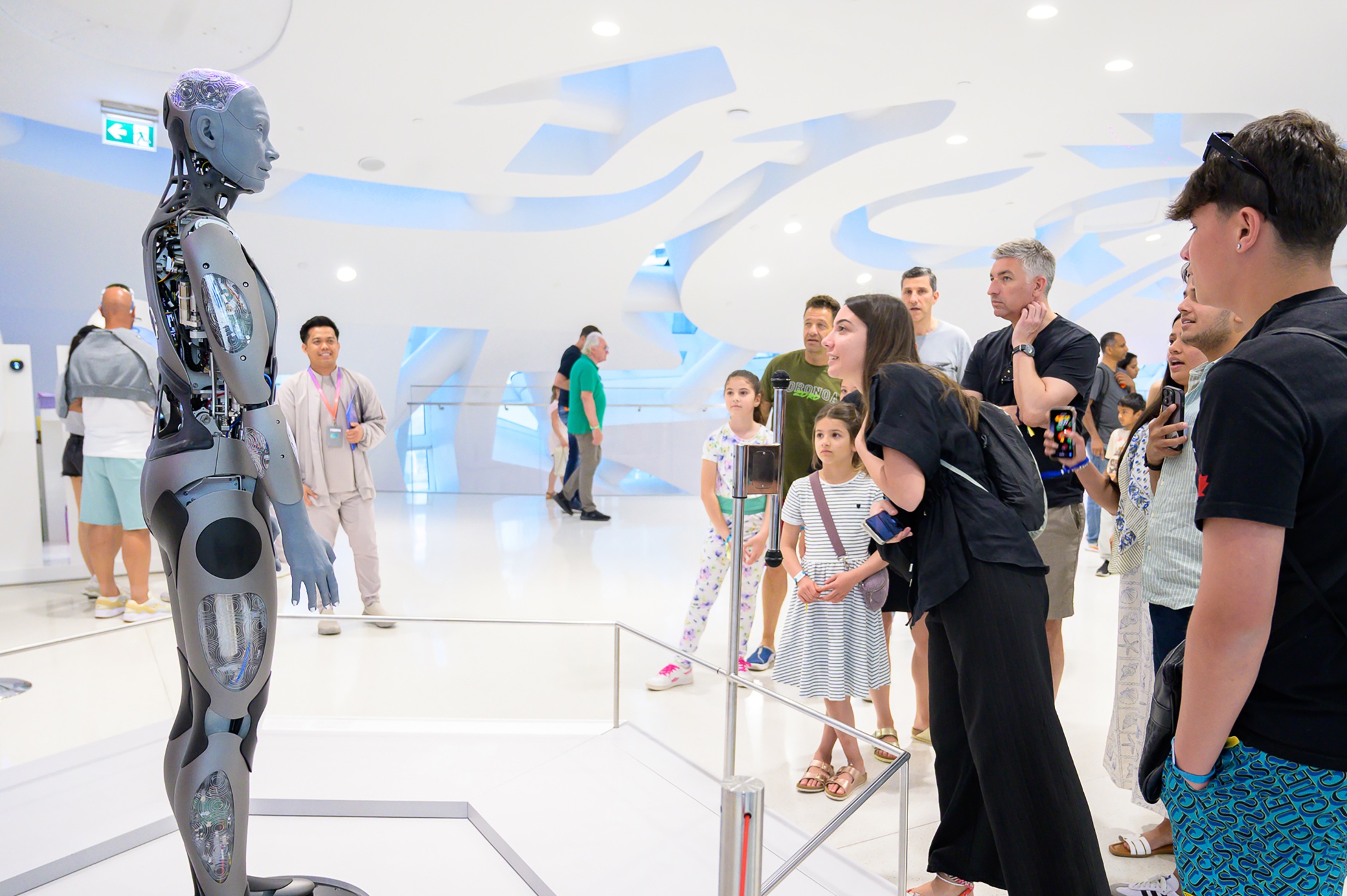 Ameca: Museum of the Future Upgrades AI Humanoid