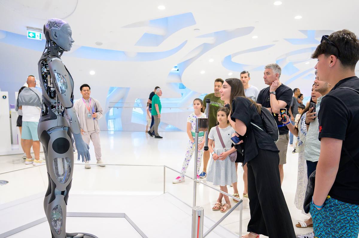 Ameca: Museum of the Future Upgrades AI Humanoid