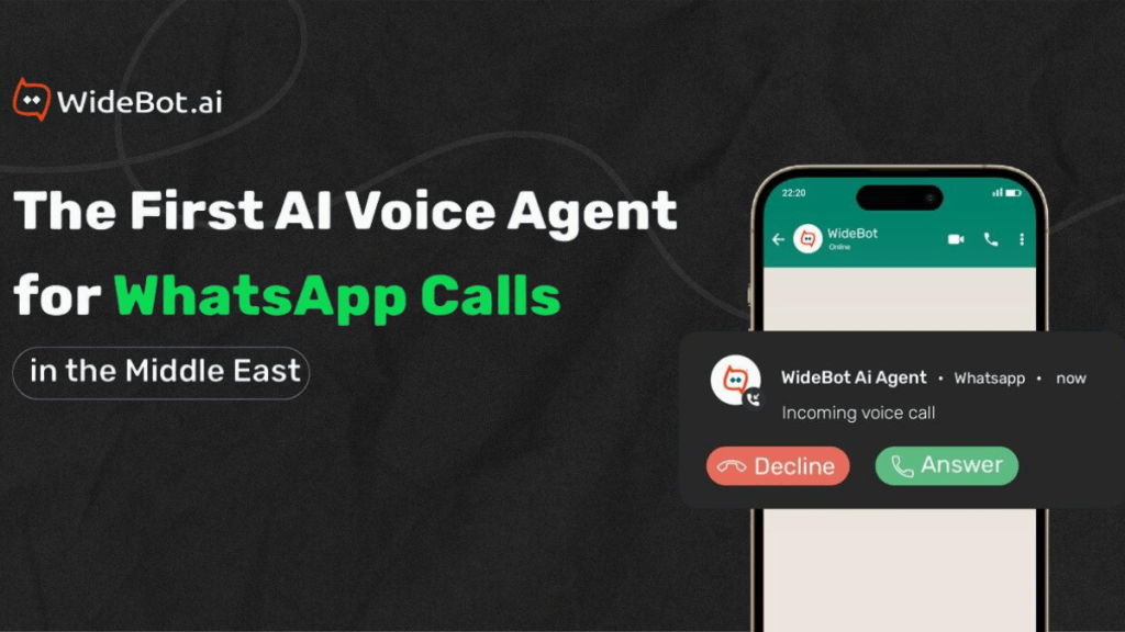 WideBot AI Unveils Game-Changing Arabic Voice Agents for WhatsApp