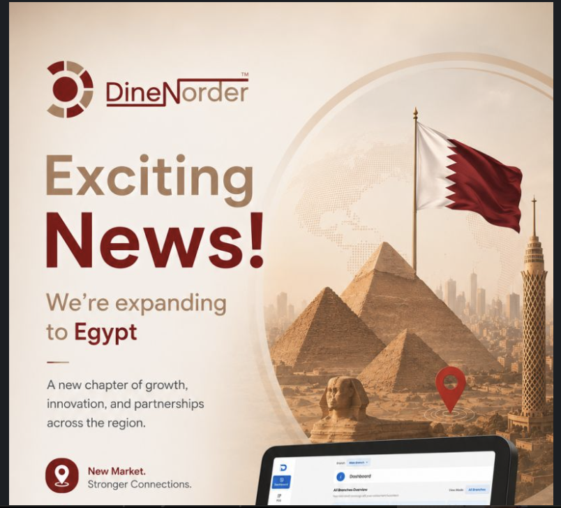 DineNORDER Expands Smart Restaurant Technology to Egypt